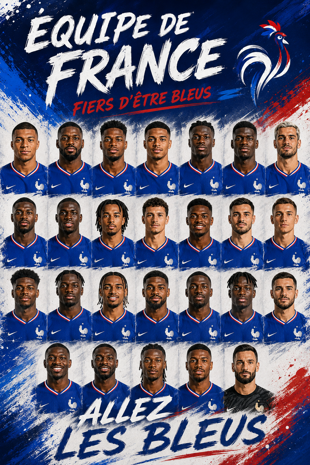 Poster Équipe De France 2026