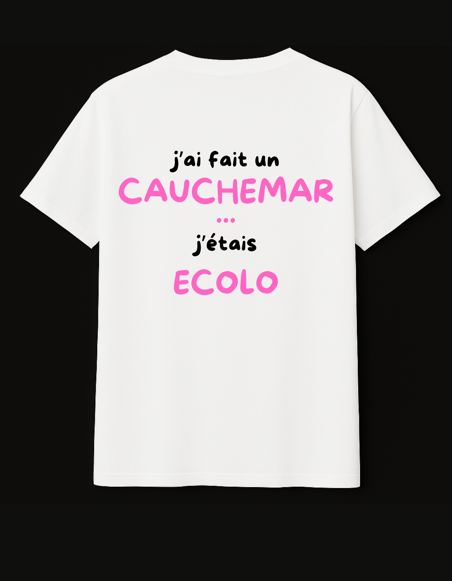 J’AI FAIT UN CAUCHEMAR J’ÉTAIS ECOLO