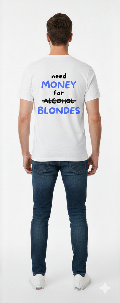 NEED MONEY FOR BLONDES
