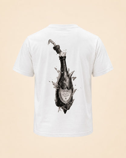 T-shirt Bouteille cassée Hustle Wear, vue de dos