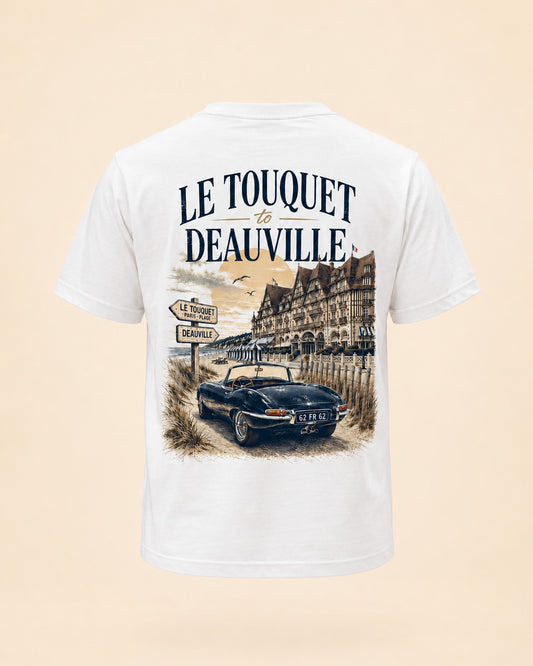 T-shirt Le Touquet to Deauville Hustle Wear, vue de dos