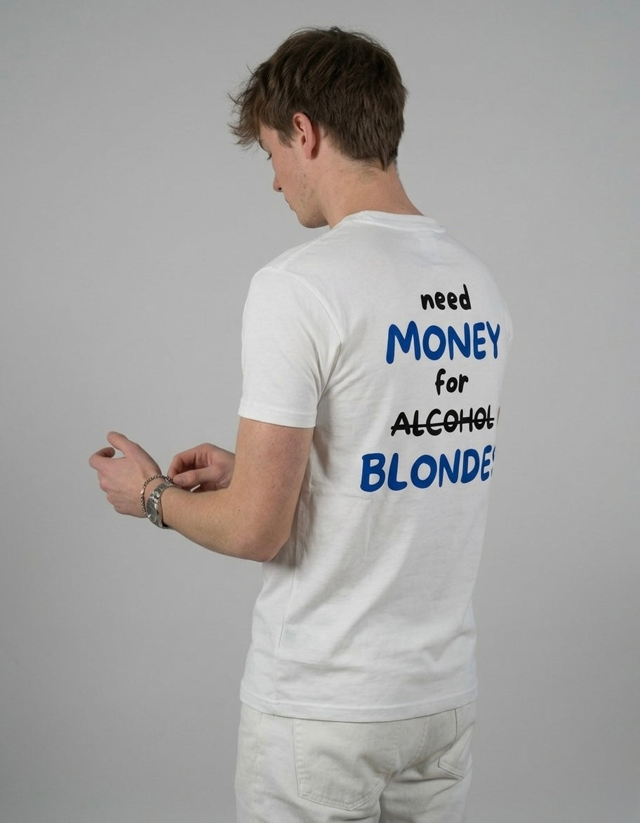 NEED MONEY FOR BLONDES
