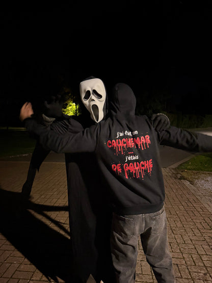 Shooting Halloween Hustle Wear : Scream bras croisés, de nuit, édition sang