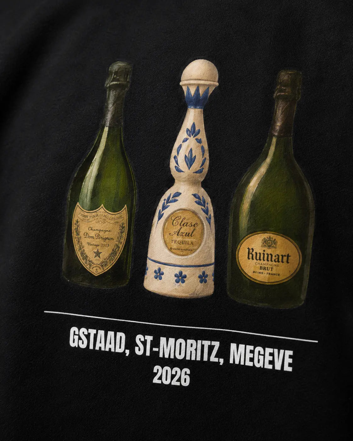 Pull "Gstaad, St-Moritz, Megeve"
